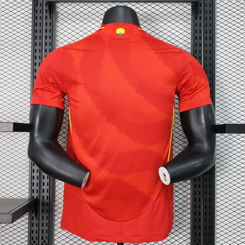 CAMISETA ESPAÑA I EURO 2024 HOMBRE (VERSIÓN JUGADOR)