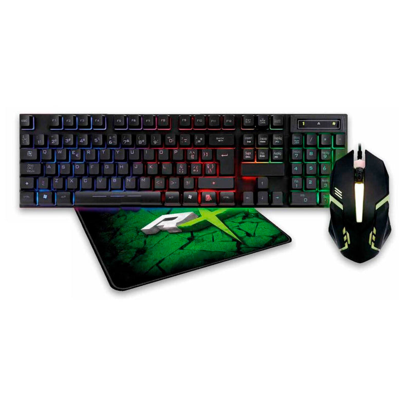 Kit Gamer 3 en 1 Teclado, Mouse y Pad