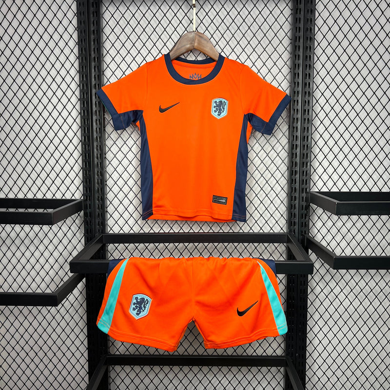 CAMISETA HOLANDA I 2024 CONJUNTO INFANTIL