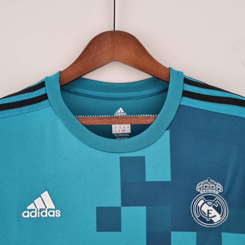 CAMISETA REAL MADRID II 17/18 HOMBRE MANGA LARGA (RETRO)