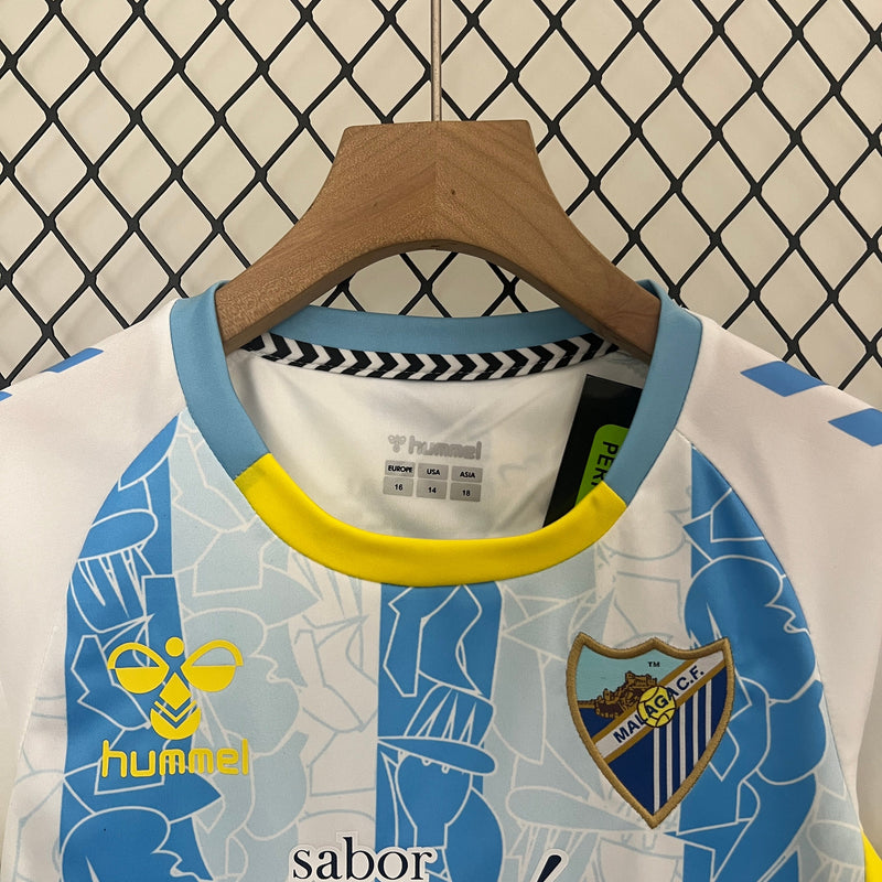 CAMISETA MÁLAGA I 24/25 CONJUNTO INFANTIL