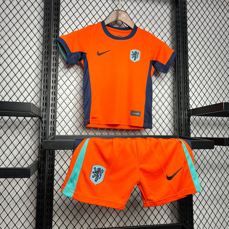 CAMISETA HOLANDA I 2024 CONJUNTO INFANTIL