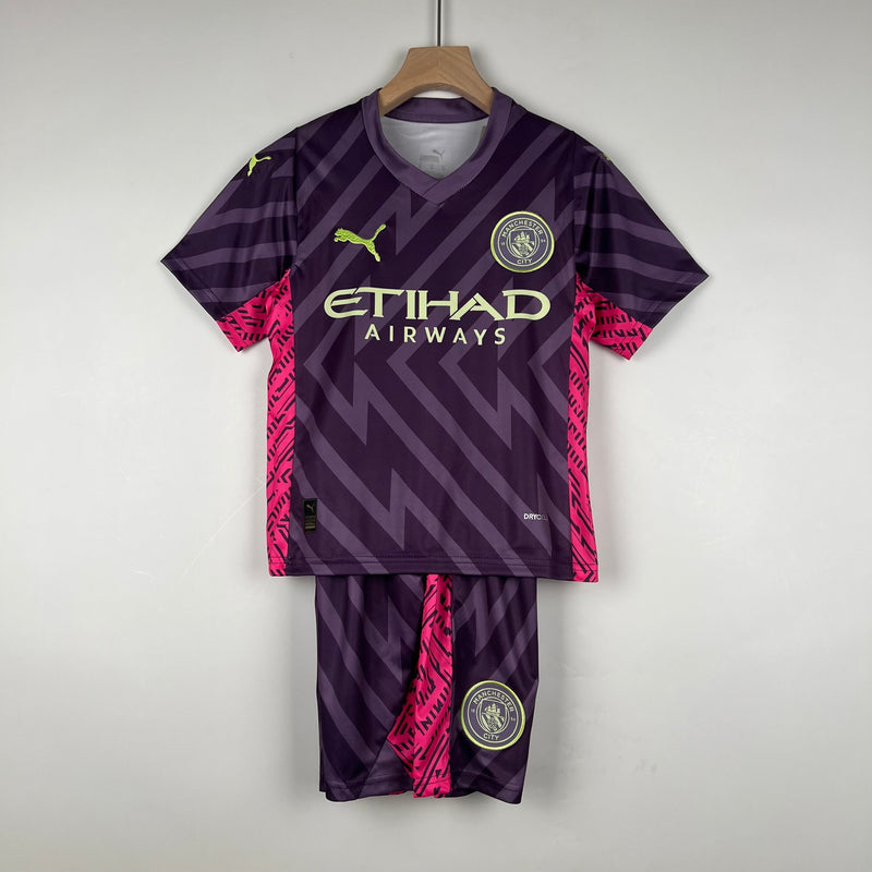 MANCHESTER CITY III PORTERO 23/24 CONJUNTO INFANTIL