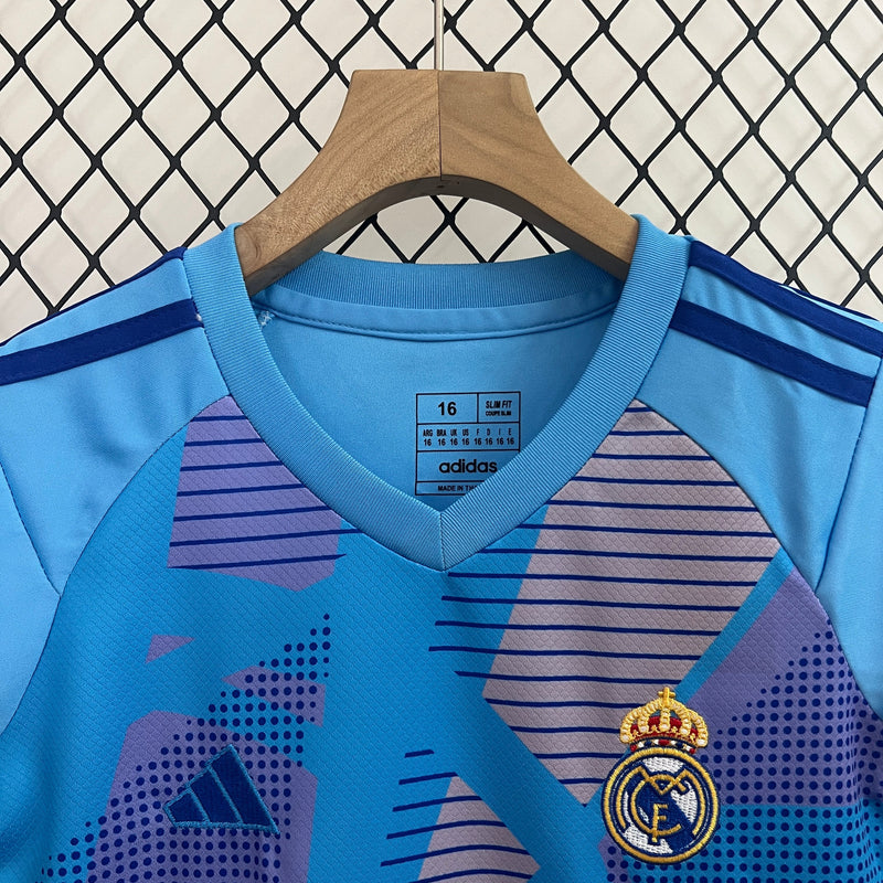 REAL MADRID PORTERO I 24/25 CONJUNTO INFANTIL